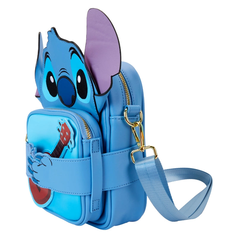 Loungefly Disney Lilo & Stich Camping Cuties Crossbuddies® Cosplay Crossbody Bag with Coin Bag