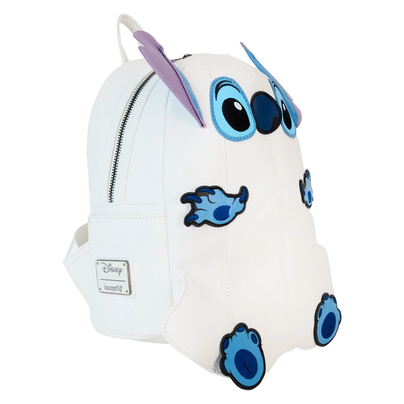 Loungefly x Stitch Ghost Costume Figural Glow Mini Backpack