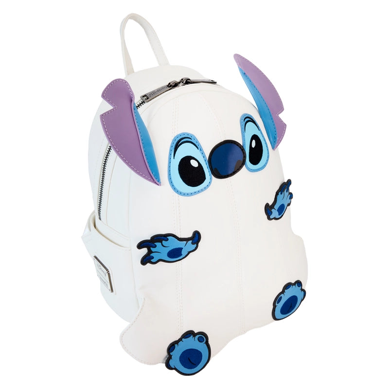 Loungefly x Stitch Ghost Costume Figural Glow Mini Backpack