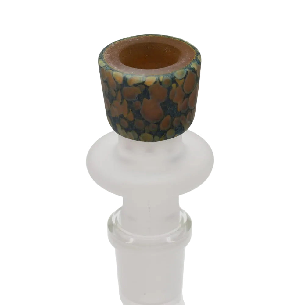 Stone Tech Glass x Blazing Blue Glass 14mm Stone Honeycomb Slide