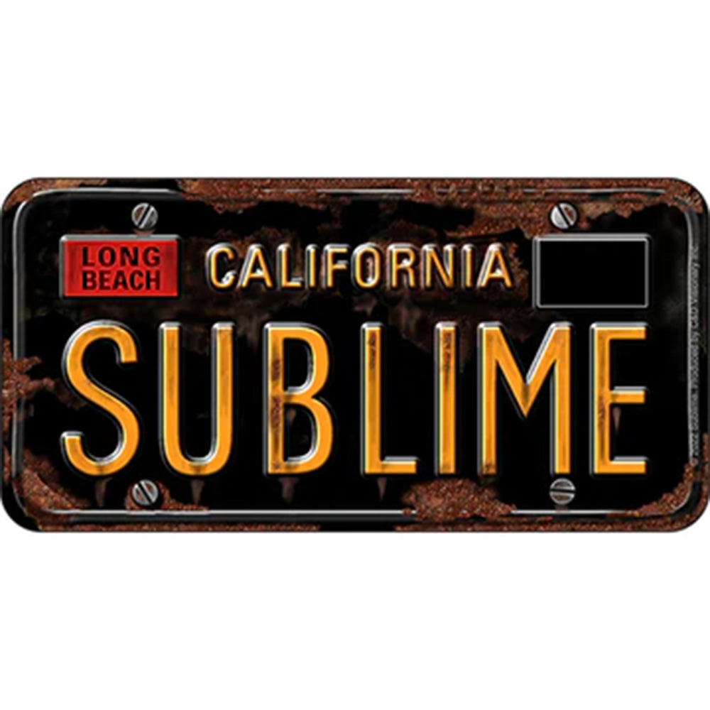 Sublime License Plate 5"x2.5" Sticker