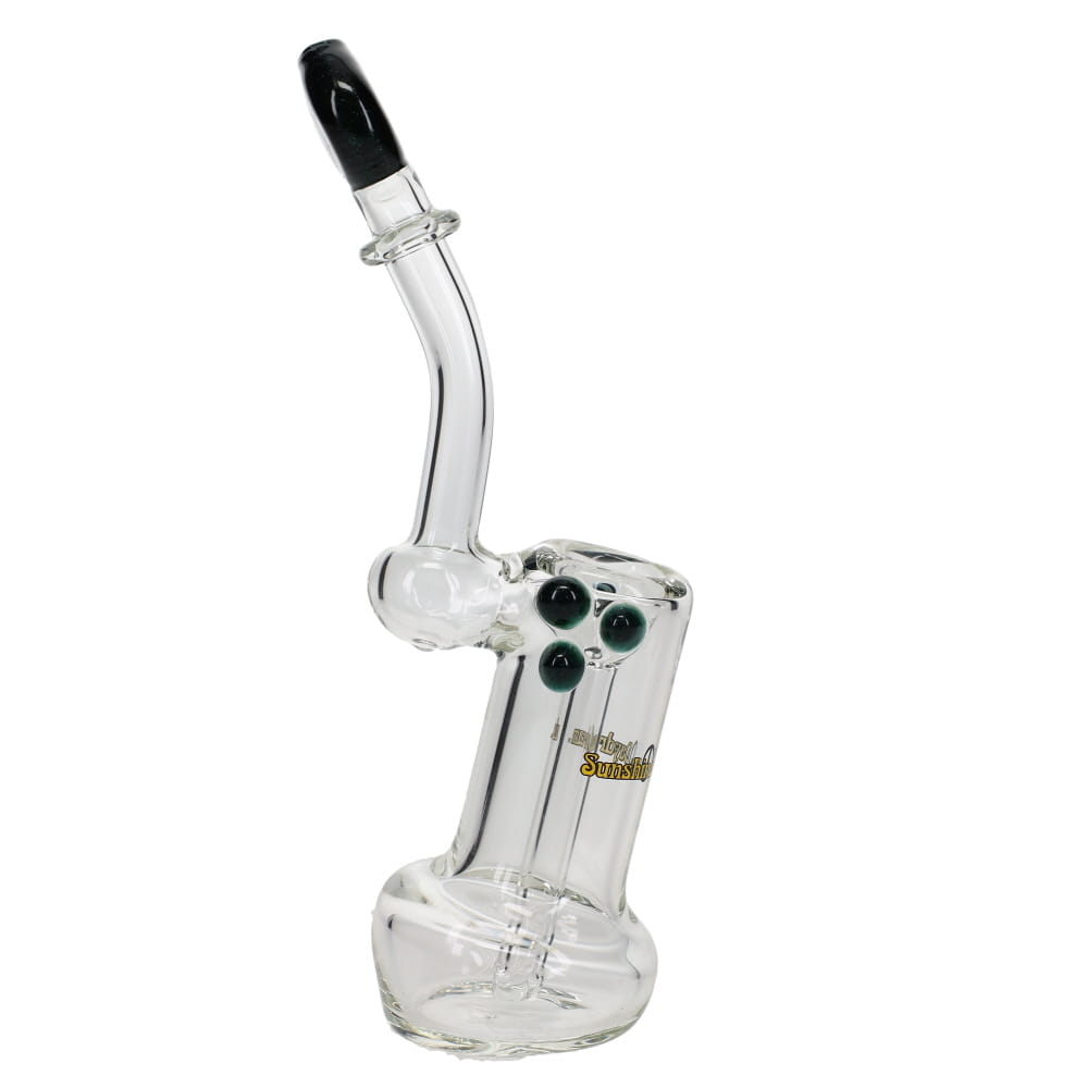 Sunshine Daydream Sherlock Bubbler Clear with Color Accents