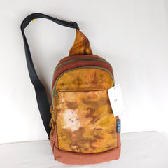 Tie Dye Sling Backpack - Brown