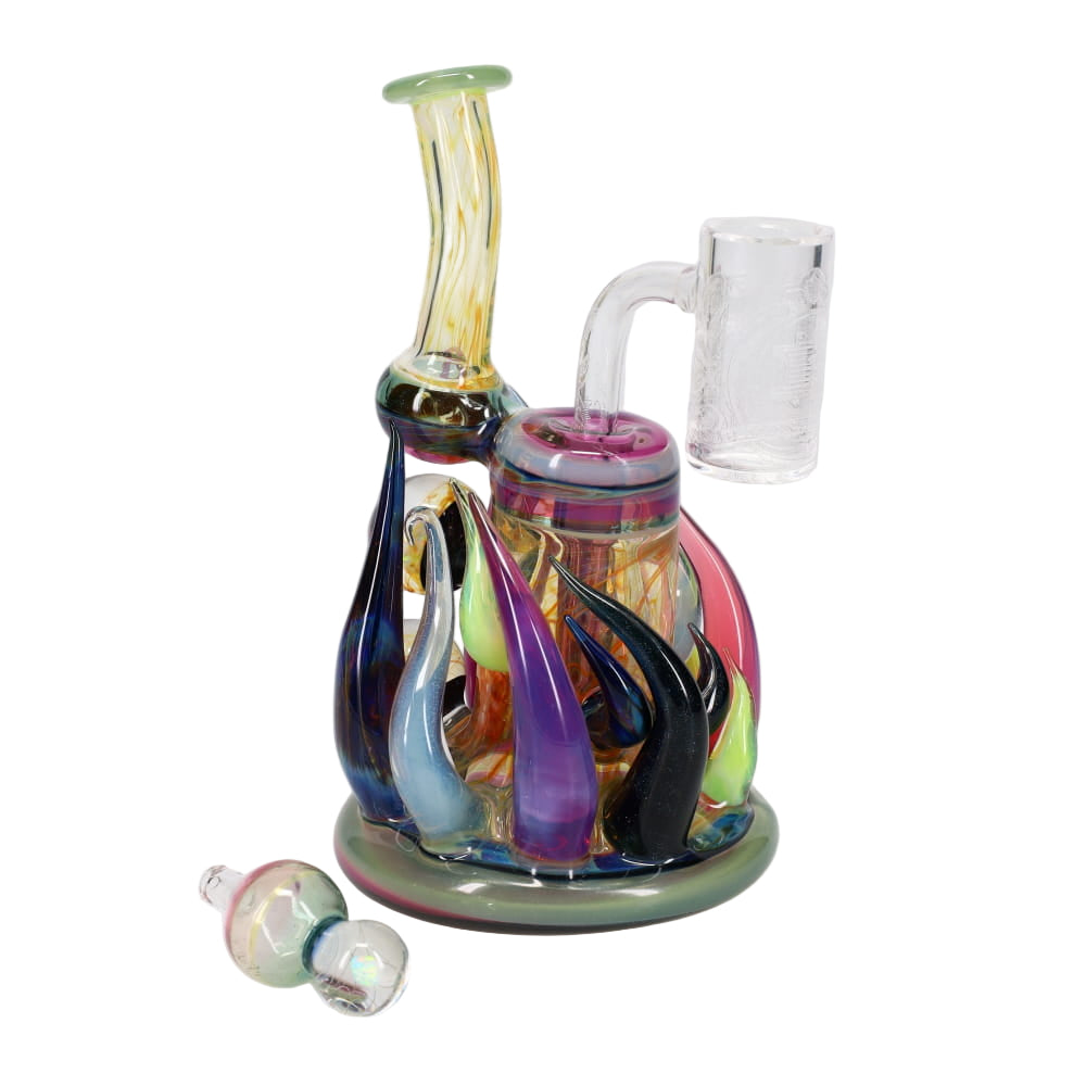 B Money Glass #16 Banded with Case Bubbler