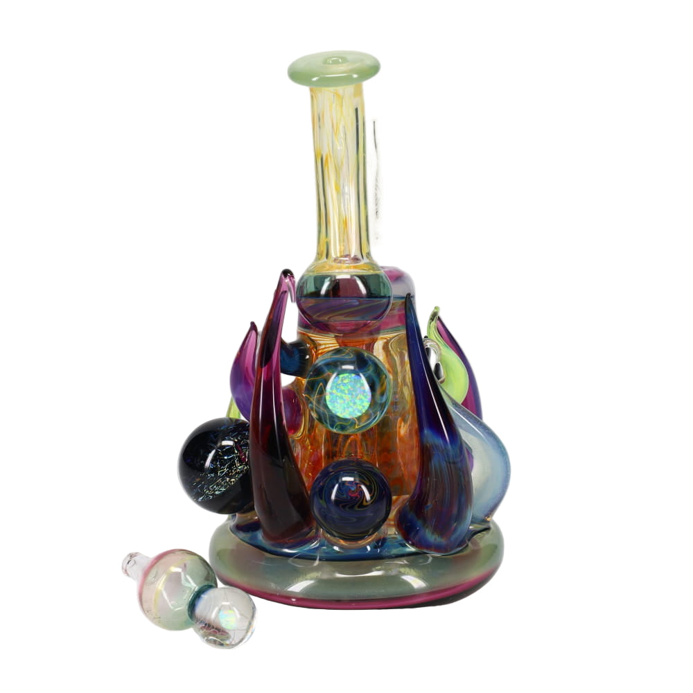 B Money Glass #16 Banded with Case Bubbler