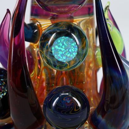 B Money Glass #16 Banded with Case Bubbler