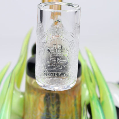 B Money Glass #15 Slyme with Case Bubbler