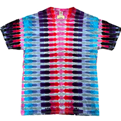 Too Heady Crew Berry Stripe Tie Dye T-Shirt