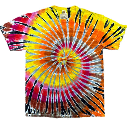 Too Heady Crew Molten Spiral Tie Dye T-Shirt
