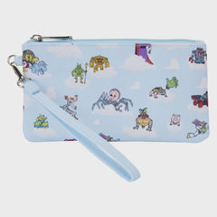 Loungefly X Toy Story Movie Collab All-Over Print Nylon Zipper Pouch Wristlet