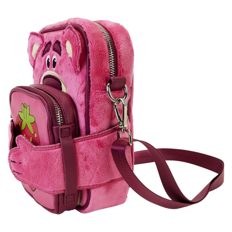 Loungefly x Toy Story Lotso Plush Crossbuddies® Cosplay Crossbody Bag with Coin Bag