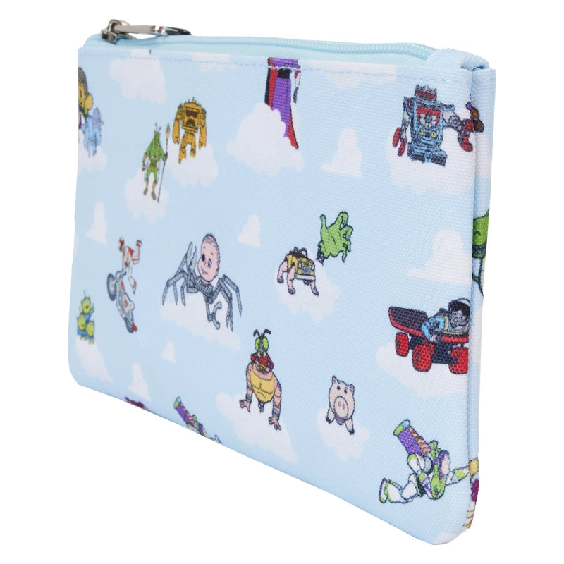 Loungefly Toy Story Movie Collab All-Over Print Nylon Zipper Pouch Wristlet