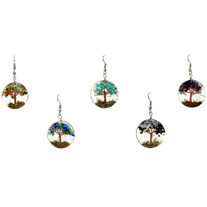 Tree of Life Dangle Earrings