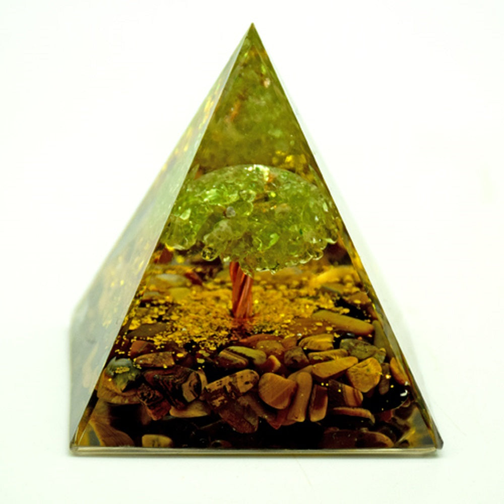 Tree of Life Orgonite Pyramid