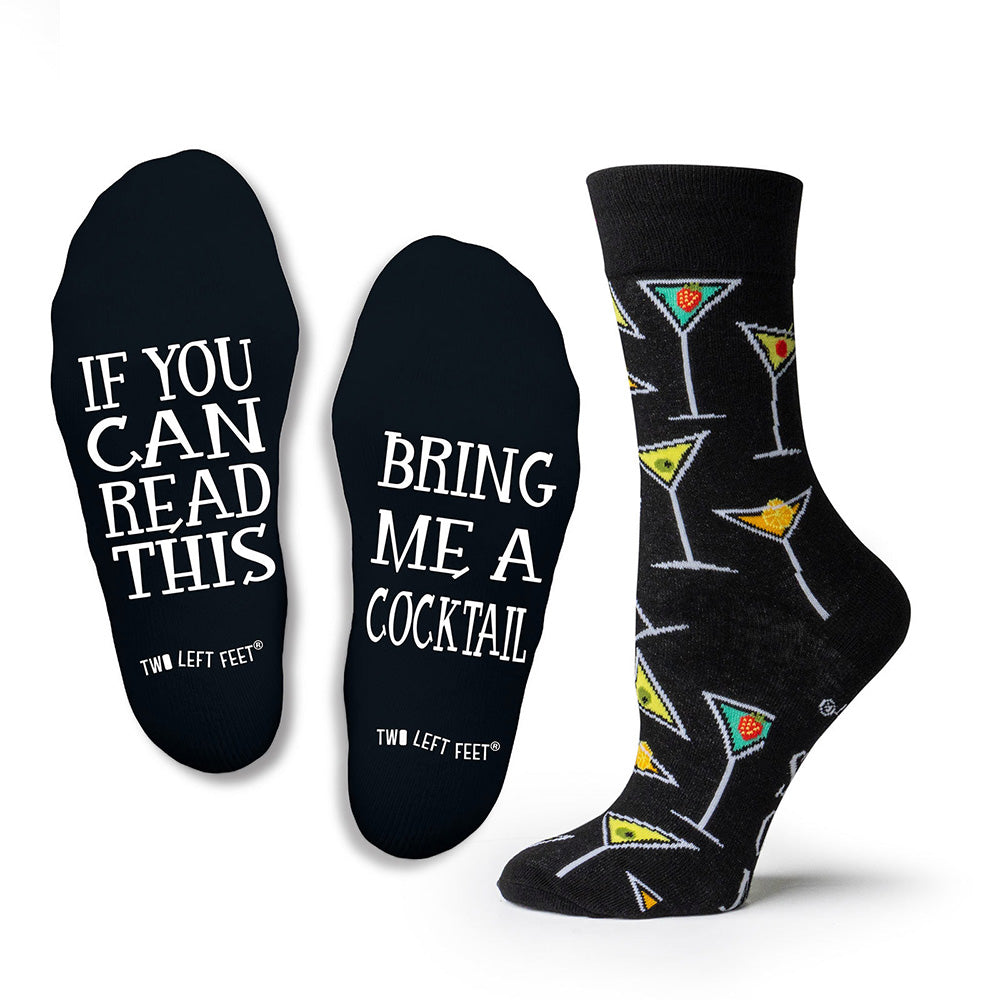 Two Left Feet Socks - Bring Me A Cocktail SALE