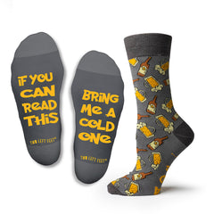 Two Left Feet Socks - Bring Me A Cold One SALE