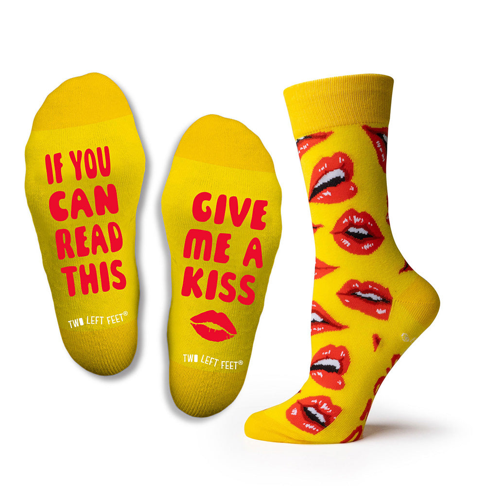 Two Left Feet Socks - Give Me A Kiss SALE