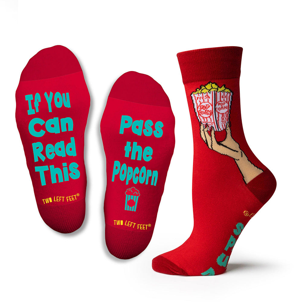 Two Left Feet Socks - Pass The Popcorn – Sunshine Daydream