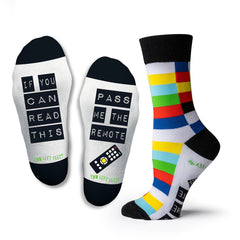 Two Left Feet Socks - Pass The Remote SALE