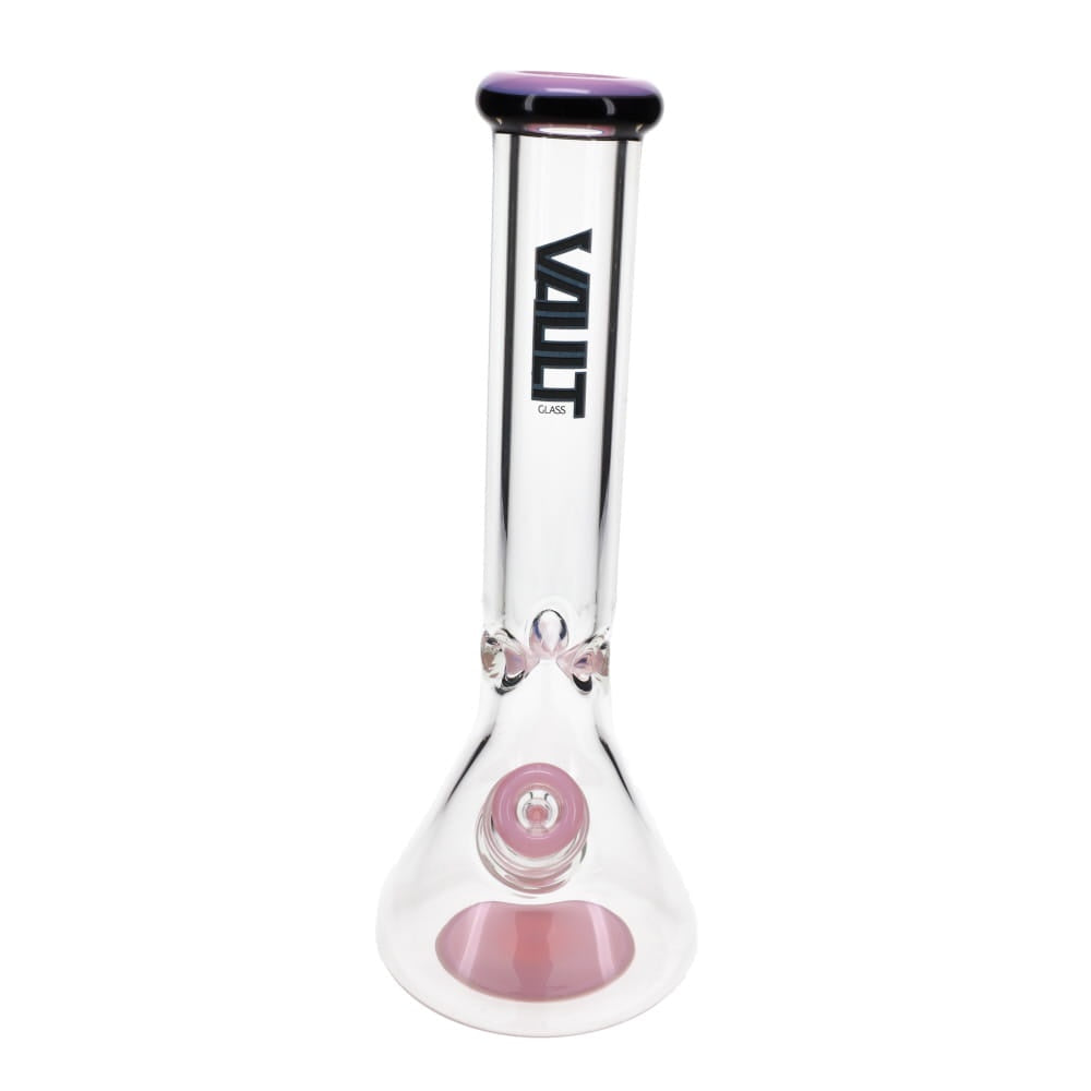 Vault Glass 9mm Thick with Color Rim Beaker - 14