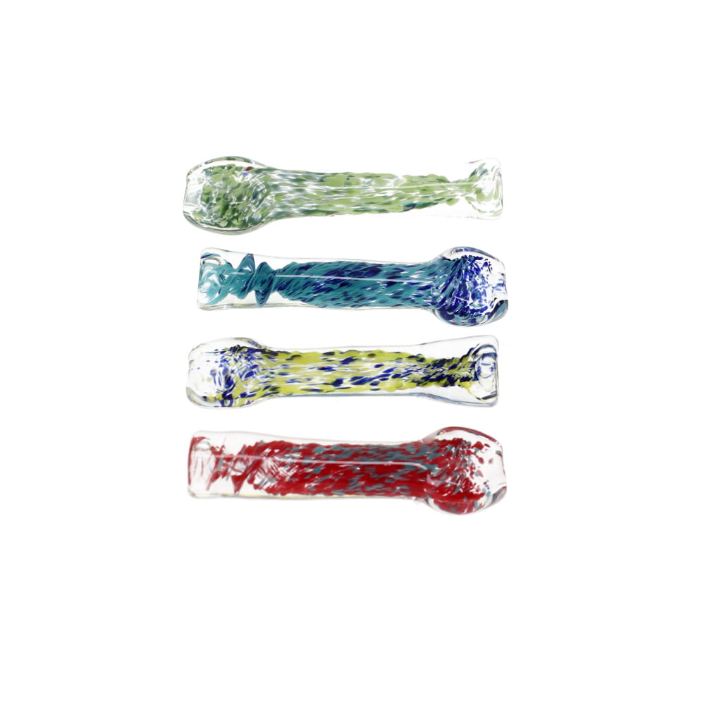 Chauncey Glass Assorted Color Frit Chillum