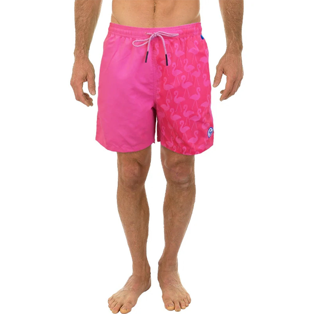 Water Activated Board Shorts - Neon Pink