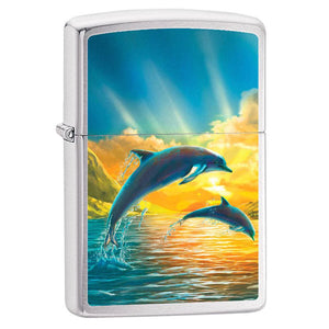 Zippo Lighter Dolphins at Sunset SALE