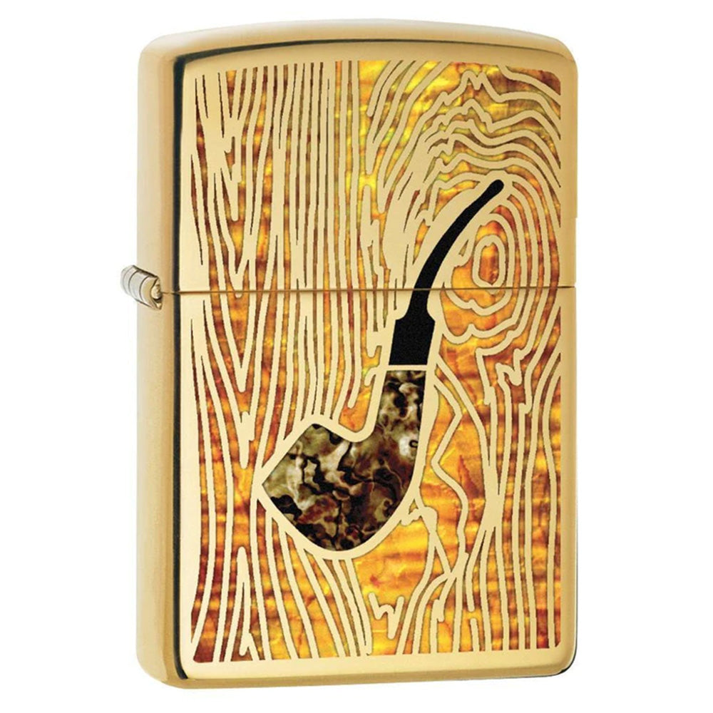 Zippo Lighter Fuzion Pipe High Polish Brass SALE