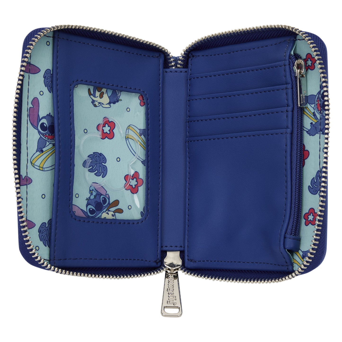 Loungefly Disney Lilo and Stitch Animal Friends Zip Around Wallet