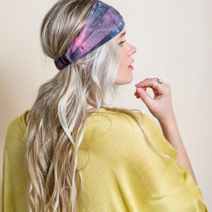 Coral Sky Tie Dye Headwrap