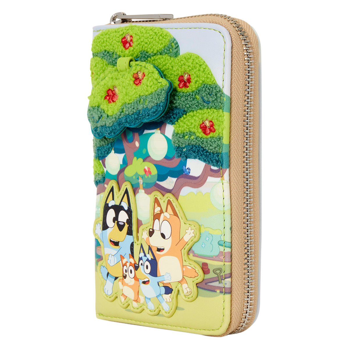 Loungefly Bluey Backyard Zip-Around Wallet