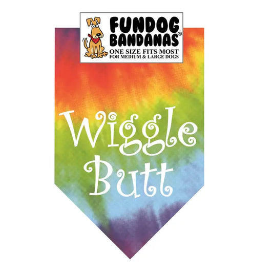 FunDog Bandanas Wiggle Butt Dog Bandana - Assorted Colors