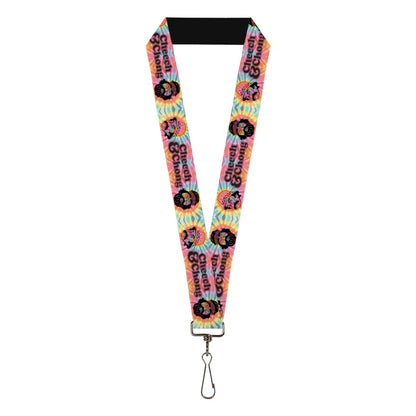 Cheech & Chong Tie Dye Print Lanyard