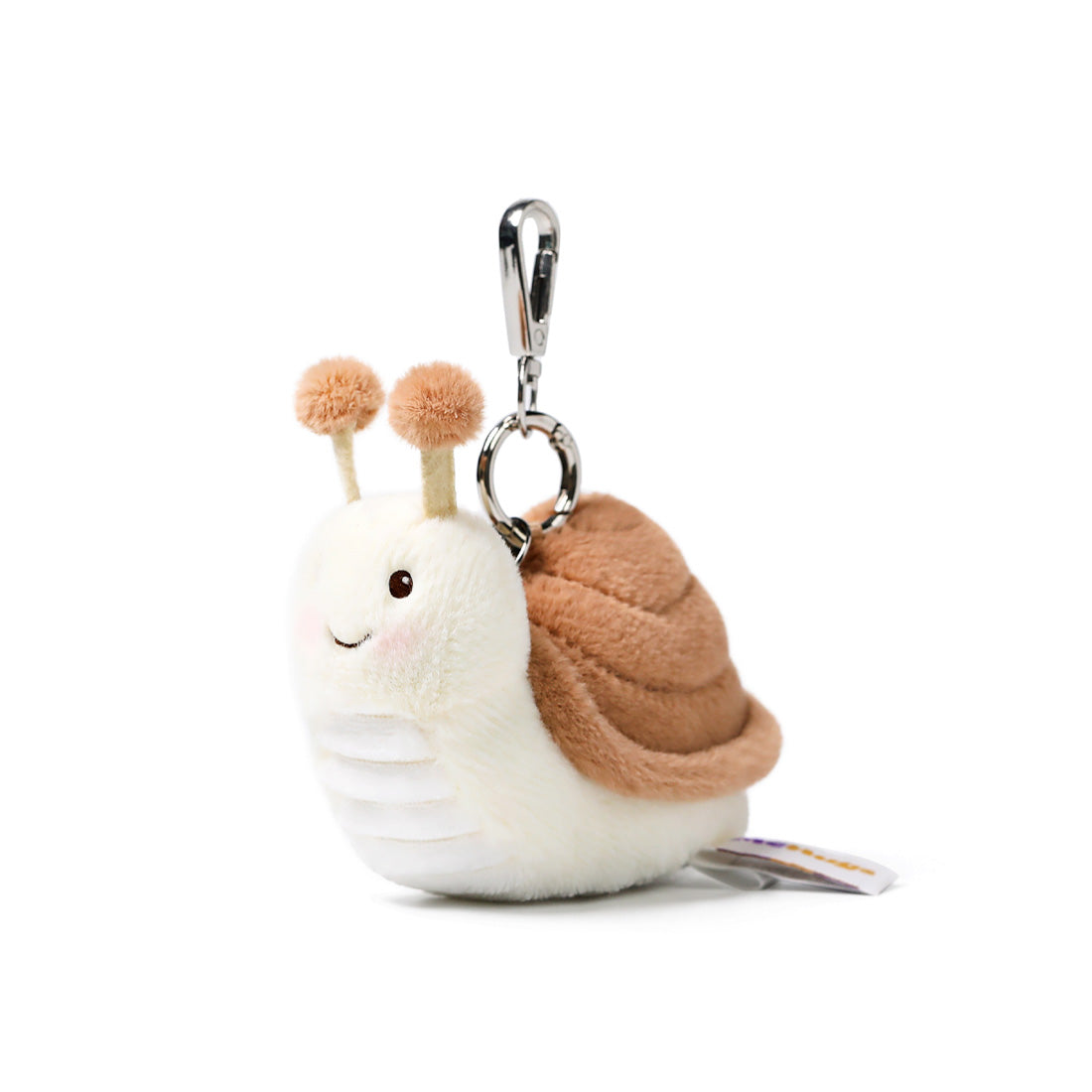 McHugs Gari Snail Stuffed Animal Bag Charm