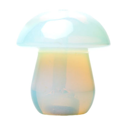 Astral Project Stone Shroom Hand Pipe - Opalite
