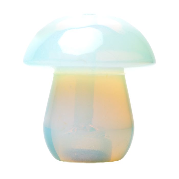 Astral Project Stone Shroom Hand Pipe - Opalite SALE