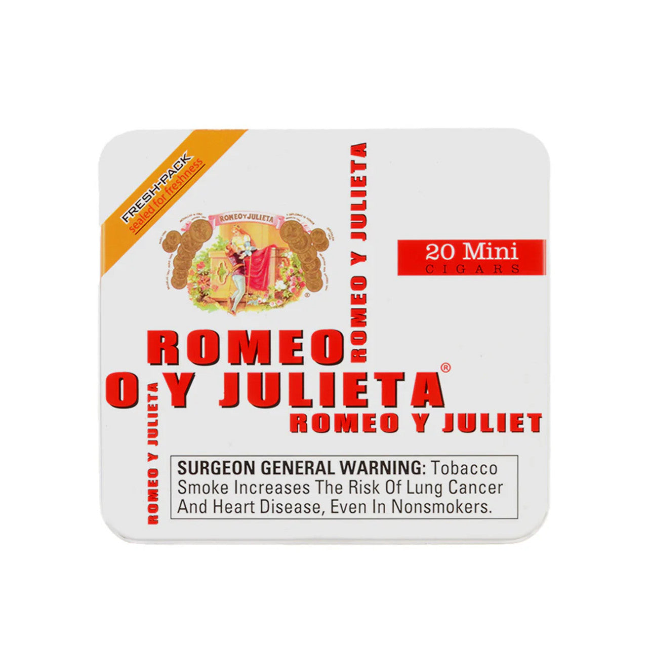 Romeo y Julieta Mini Original White Cigar 20ct Tin