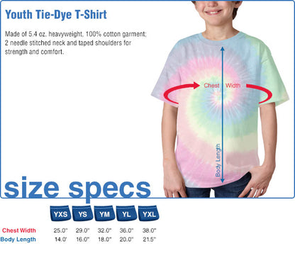Grateful Dead Kids Summer Tour Bus Tie Dye T-Shirt