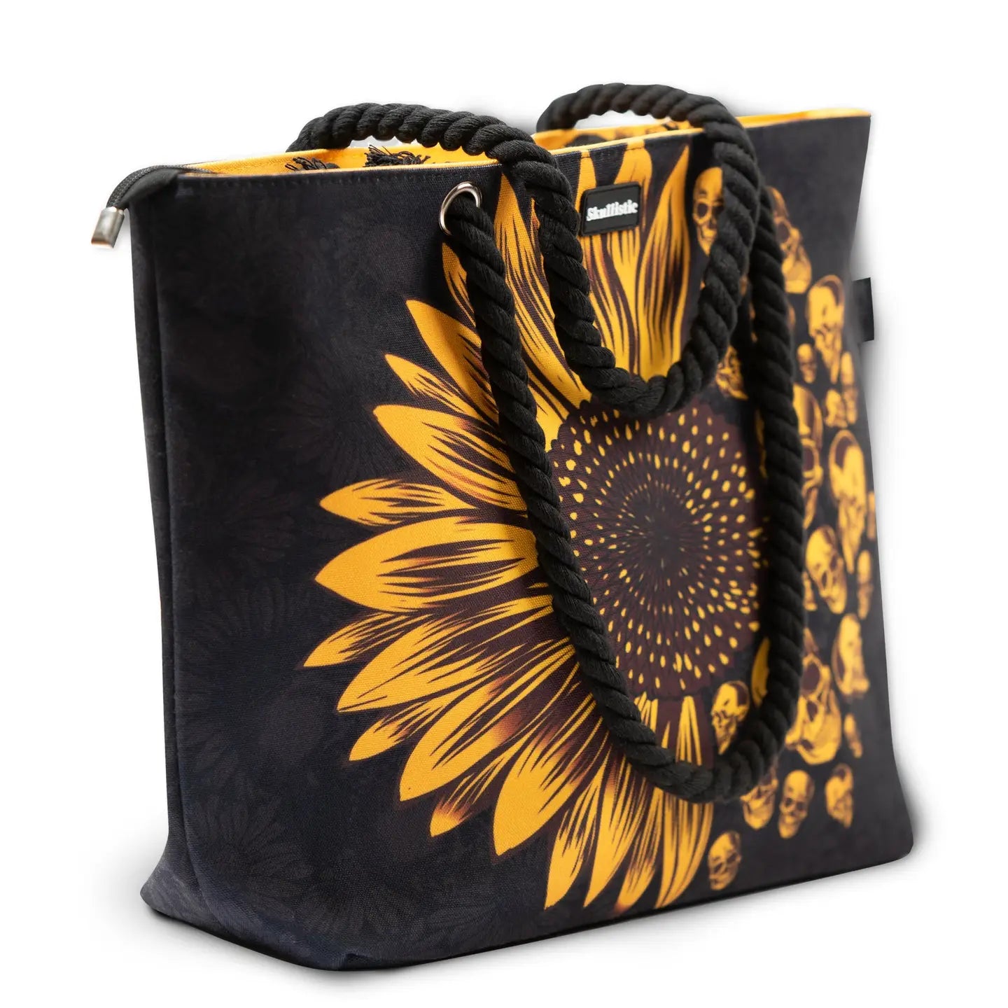 Skullistic Sunflower Skulls Shoulder Bag