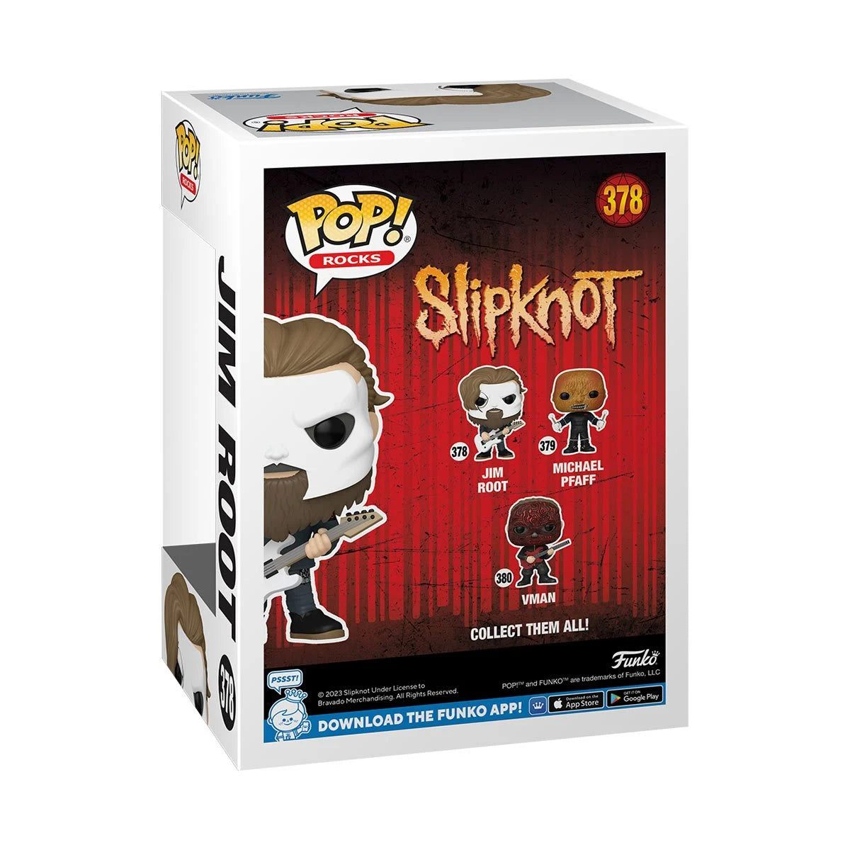 Slipknot Jim Root with Guitar Funko Pop! Vinyl Figure #378