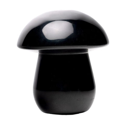 Astral Project Stone Shroom Hand Pipe - Obsidian SALE