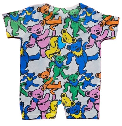 Grateful Dead Swirling Bears Romper