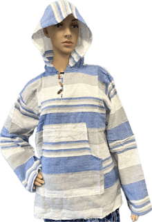 Kerala Striped Hooded Jacket