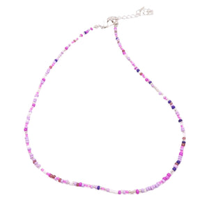 Simple Seed Bead Necklace in Assorted Colors