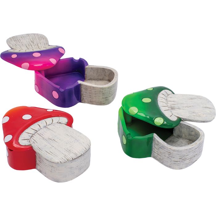Fujima Hinged Mushroom Ashtray & Storage