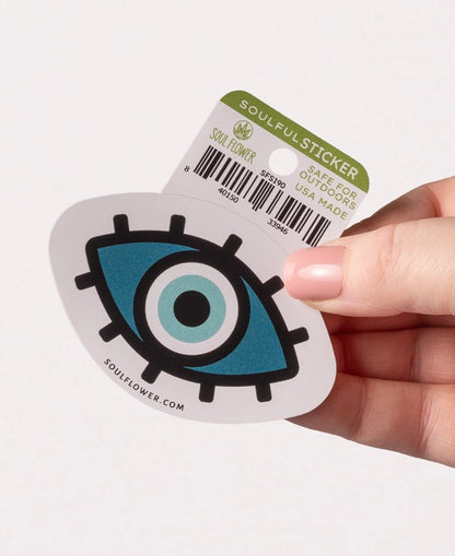 Soul Flower Evil Eye Sticker
