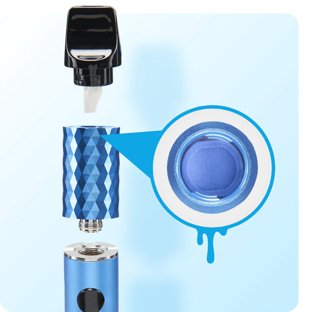 Ooze Beacon C-Core Vaporizer - Blue