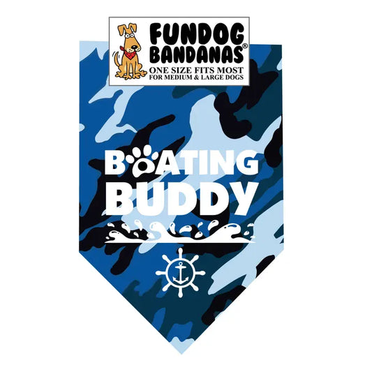 FunDog Bandanas Boating Buddy Dog Bandana - Assorted Colors