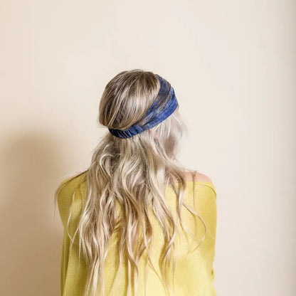Midnight Tie Dye Headwrap