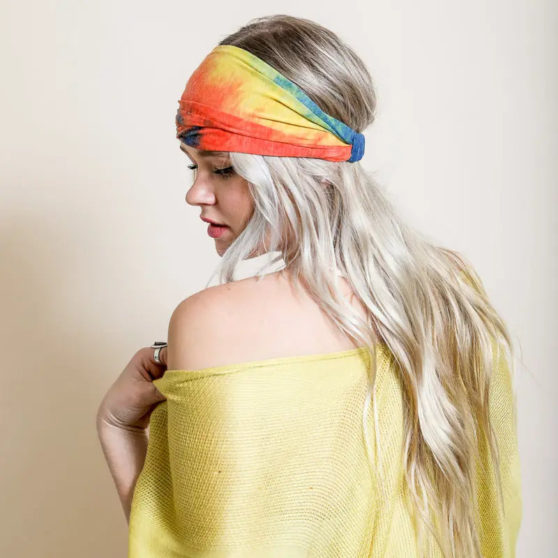 Sunset Tie Dye Headwrap
